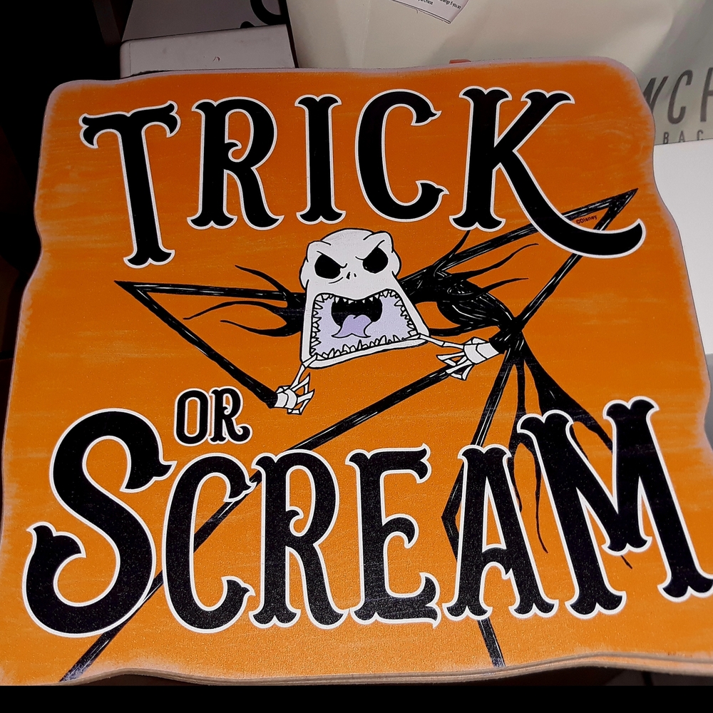 Orange Tim Burton's The Nightmare Before Christmas Trick or Scream Halloween